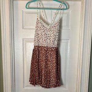 Stylish Dress with Spaghetti Straps